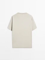 T-shirt en coton mélangé