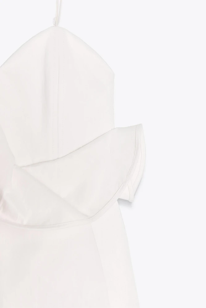 VOLUMINOUS SHORT DRESS ZW COLLECTION