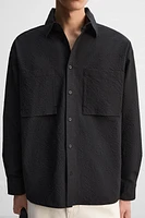 CHEMISE RELAXED FIT SEERSUCKER