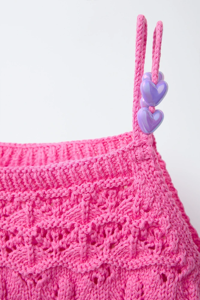 BEADED KNIT TOP