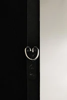 WALL MIRROR WITH SILVER FRAME