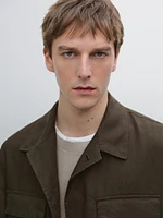100% linen jacket with pockets