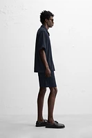 STRIPED JACQUARD SHORTS