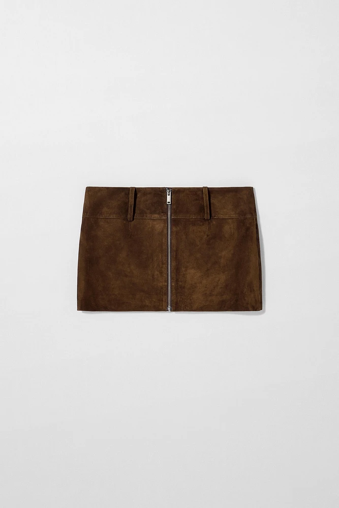 SUEDE LEATHER SKIRT KATE MOSS X ZARA