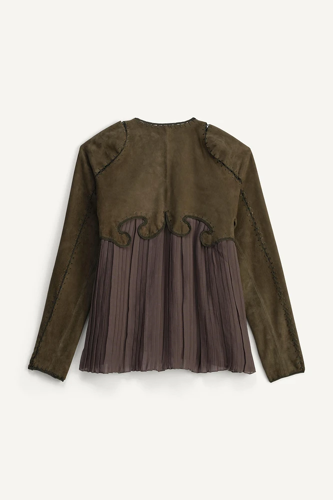 LIMITED EDITION LEATHER COMBINATION JACKET