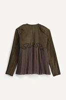 LIMITED EDITION LEATHER COMBINATION JACKET
