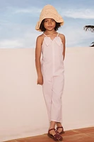 LIMITED EDITION STRIPED LONG JUMPSUIT