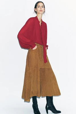ZW COLLECTION TIE BLOUSE