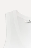 SLEEVELESS KNIT TOP 50TH ANNIVERSARY