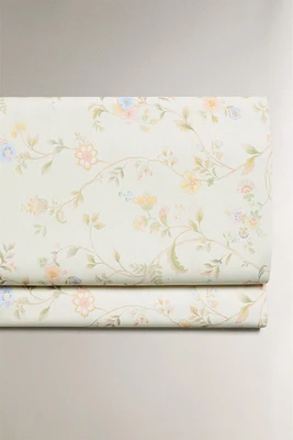 DRAP PLAT IMPRIMÉ FLORAL