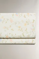 DRAP PLAT IMPRIMÉ FLORAL