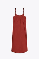 OVERSIZED STRAPPY DRESS