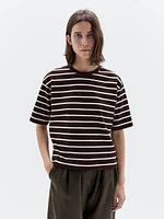 Striped 100% cotton T-shirt
