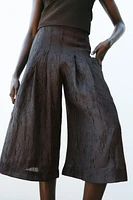 PLEATED ORGANZA CULOTTES