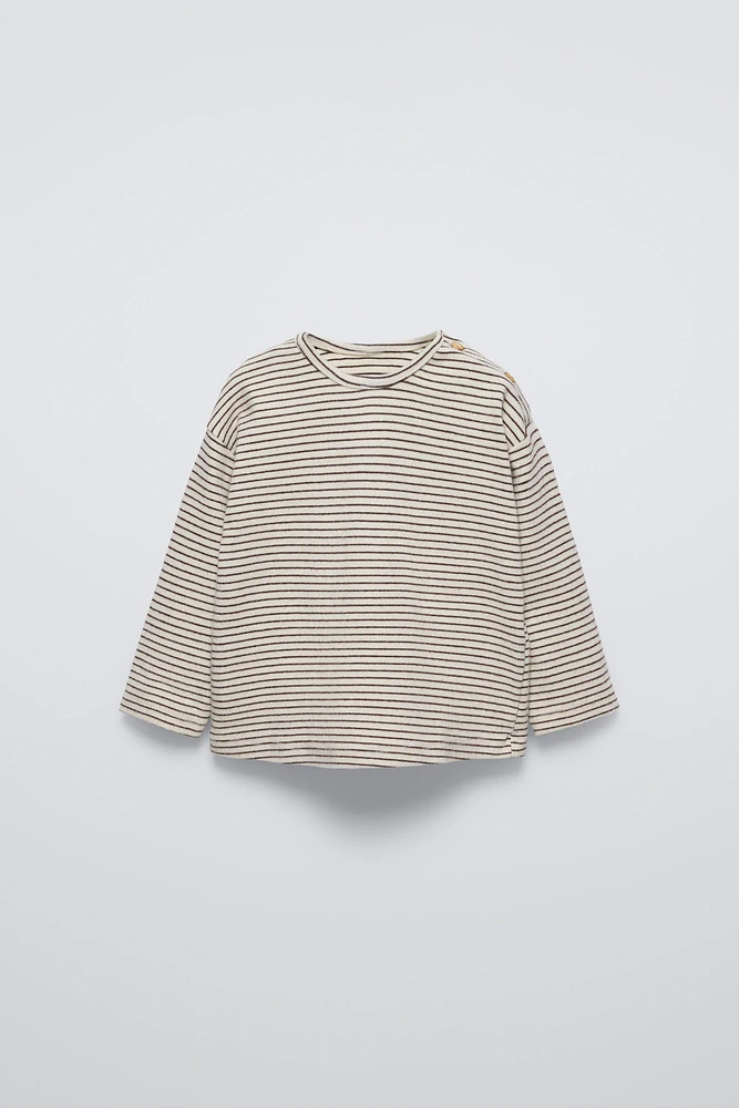 STRIPED SOFT TOUCH T-SHIRT