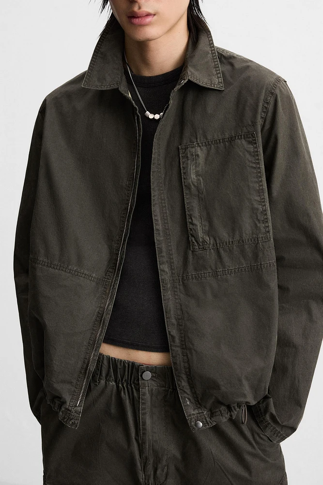 WASHED TECHNICAL JACKET