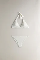 PLAIN TRIANGLE BEACH BIKINI TOP