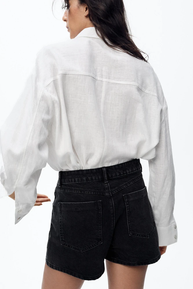 Z1975 WRAP DENIM SKORT