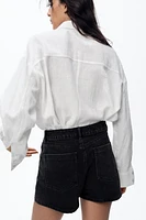 Z1975 WRAP DENIM SKORT
