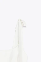 ROBE COURTE ÉLASTIQUE À LACETS