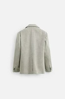 VESTE DE COSTUME STRUCTURÉE AVEC LIN