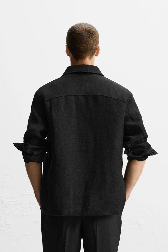 SURCHEMISE 100 % LIN ÉDITION LIMITÉE