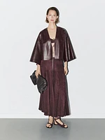 Kimono col V cuir nappa - STUDIO