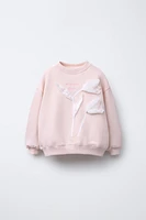 ORGANZA TULIP SWEATSHIRT