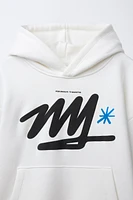 EMBOSSED HOODIE