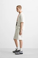 BERMUDA DE JOGGING DÉLAVÉ RELAXED FIT