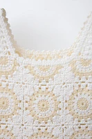 HAUT EN MAILLE CROCHET