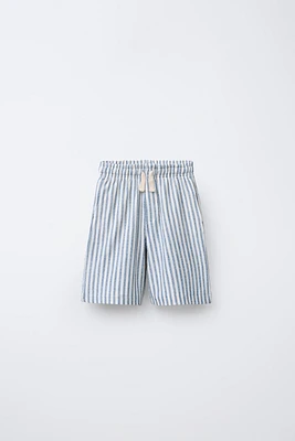 STRIPED RUSTIC SHORTS