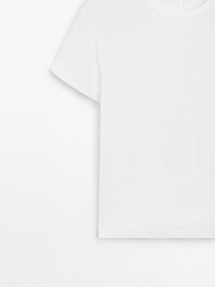 T-shirt à manches courtes 100 % coton