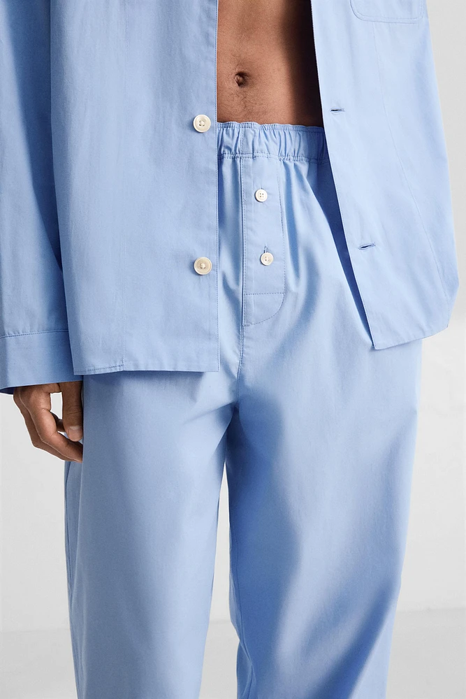 PANTALON DE PYJAMA CONTRASTÉ