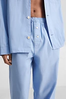 PANTALON DE PYJAMA CONTRASTÉ