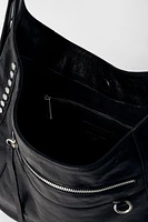 SAC SEAU DÉTAILS MÉTALLIQUES CUIR KATE MOSS X ZARA