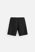 CHECKERED TEXTURED SHORTS