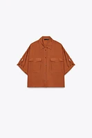 SHORT SLEEVE SAFARI SHIRT