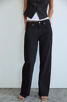 SLOUCHY TRF JEANS WITH A MID WAIST