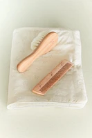 FLORAL BRUSH AND COMB SET