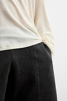 RELAXED FIT KNIT SHORTS