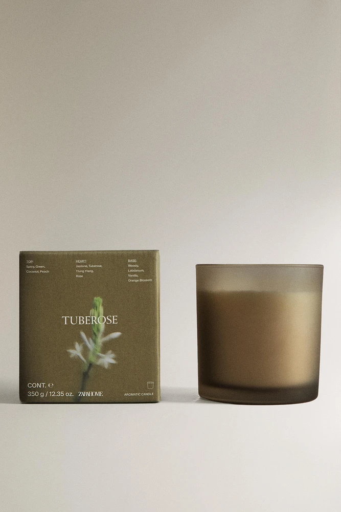 G) BOUGIE PARFUMÉE TUBEROSE