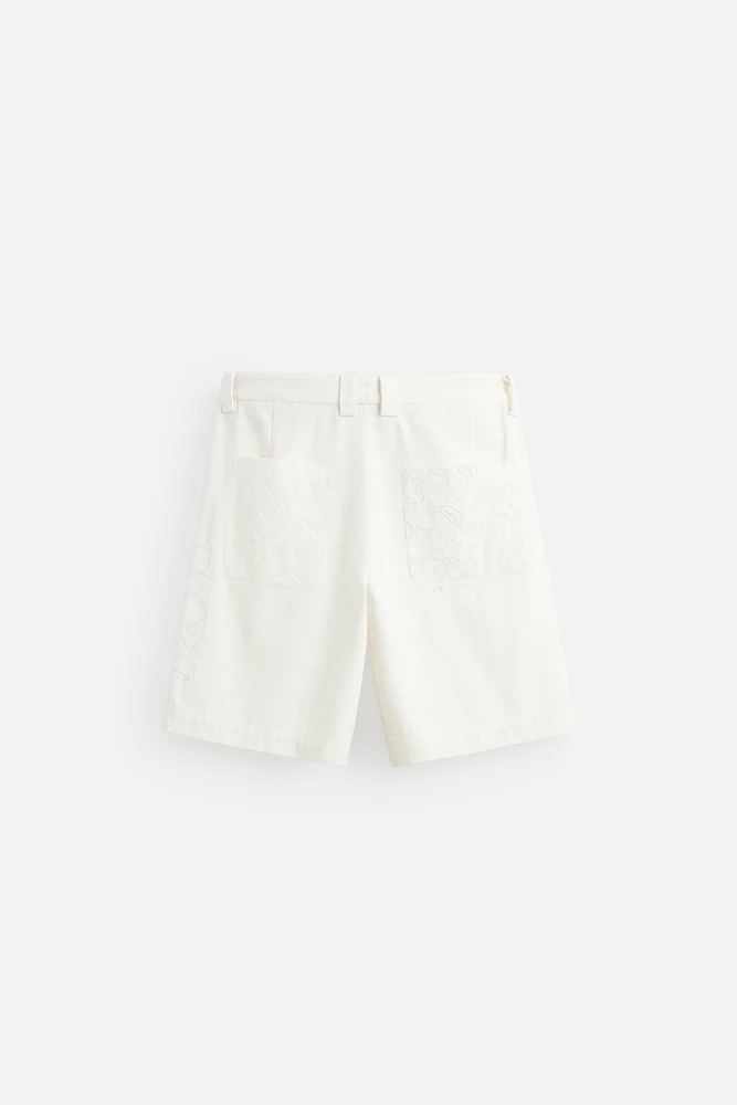 CARGO PATCHWORK SHORTS