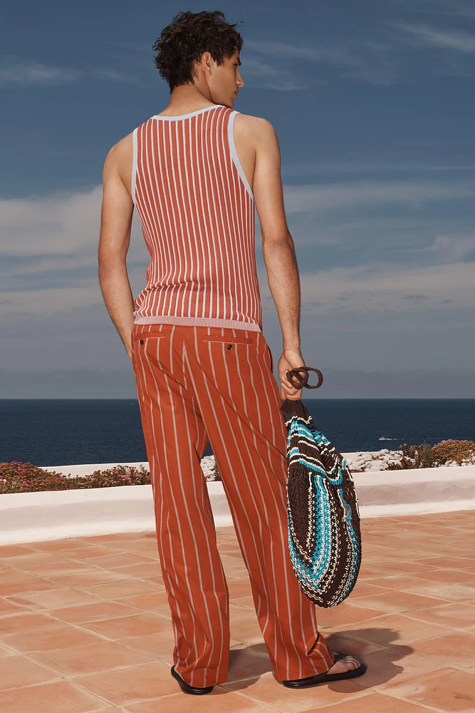 PANTALON COUPE DÉCONTRACTÉE À RAYURES ÉDITION LIMITÉE