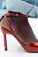 SANDALES À TALON FIN ET BRACELET
