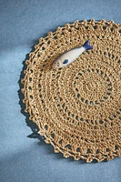 SET DE TABLE ROND CROCHET