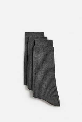 3 PACK OF MERCERIZED SOCKS