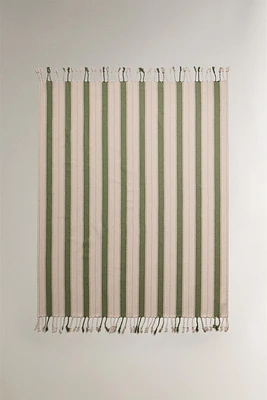 PLAID RAYURES VERTES