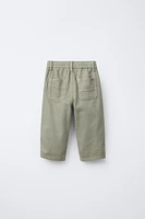 PANTALON DROIT EN SERGÉ
