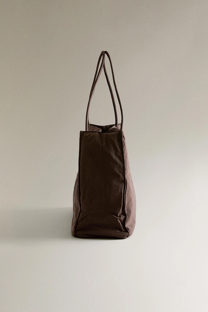 TECHNICAL FABRIC TOTE BAG